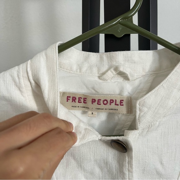 Free People Back it up Waistcoat Size Small - Picture 4 of 8